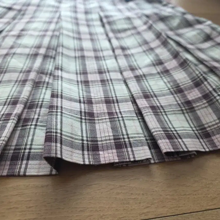 [BUNJANG] School Uniform Skirt Set / 예쁜 여자교복 하복교복 체크 2종(77, 74)