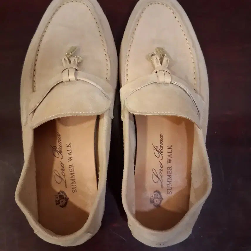 [BUNJANG] Loro Piana Summer Walk Loafers Beige / 로로피아나 썸머워크 로퍼 베이지