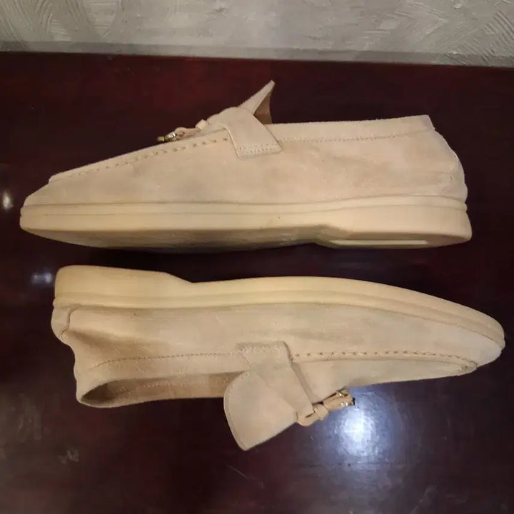 [BUNJANG] Loro Piana Summer Walk Loafers Beige / 로로피아나 썸머워크 로퍼 베이지