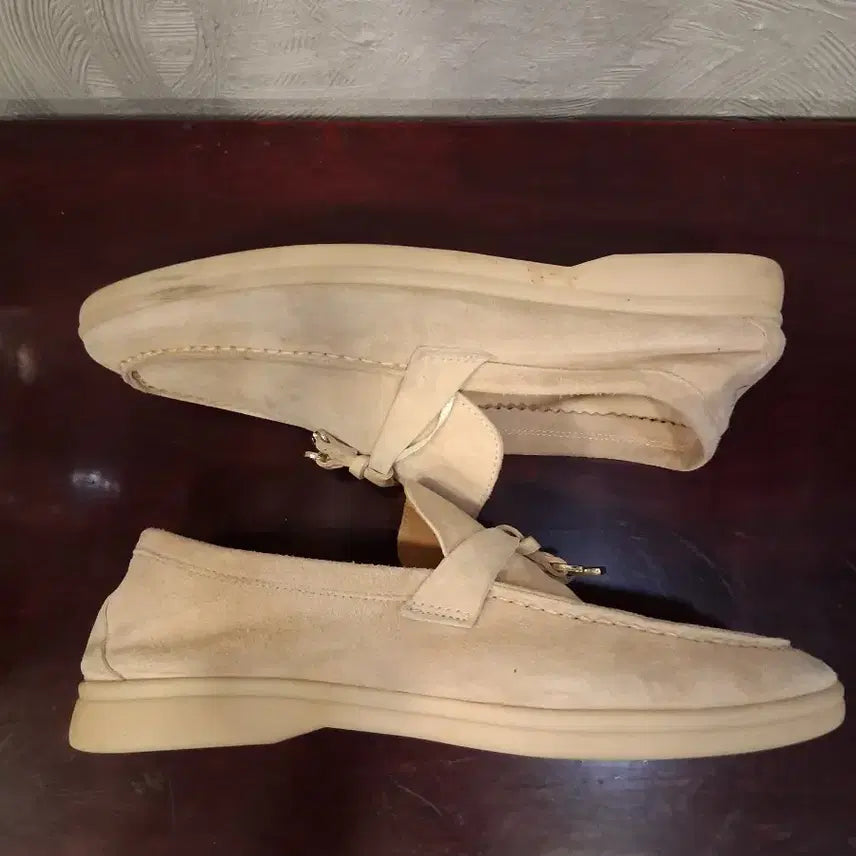 [BUNJANG] Loro Piana Summer Walk Loafers Beige / 로로피아나 썸머워크 로퍼 베이지
