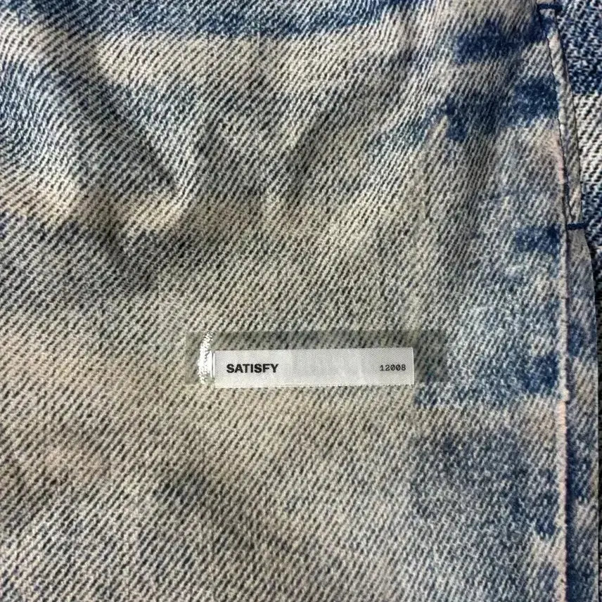 [SOLD OUT] satisfy 새티스파이 피스쉘 5인치 데님 쇼츠 s