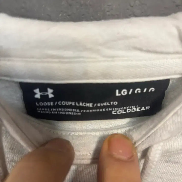 [BUNJANG] Under Armour Gray Hoodie / 언더아머 회색 후드티