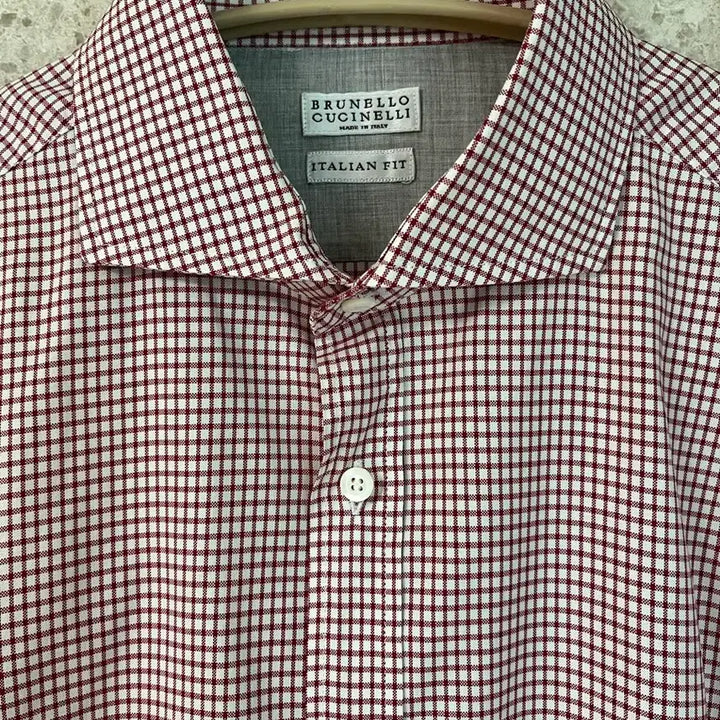 [SOLD OUT] 브루넬로 쿠치넬리 체크 셔츠 M 정품