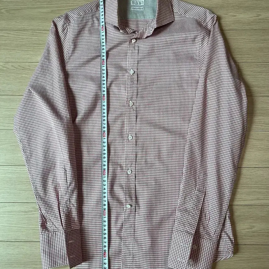 [SOLD OUT] 브루넬로 쿠치넬리 체크 셔츠 M 정품
