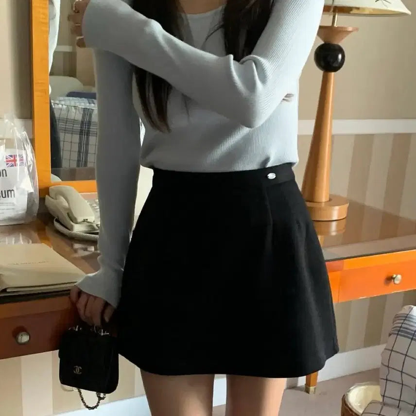 [BUNJANG] Grand Bloom Barton Knit Skirt / (1회착용) 그랑블룸 바튼 니트 스커트