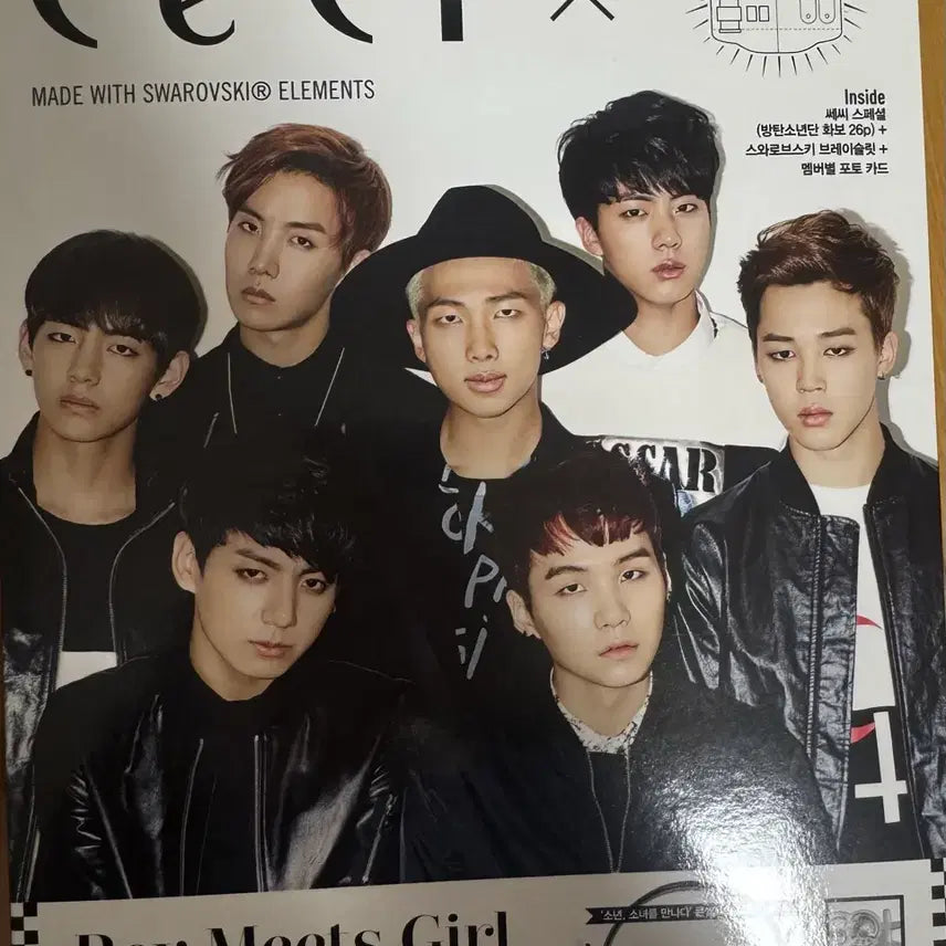[BUNJANG] BTS Swarovski Ceci Jungkook Photocard Set / 방탄소년단 스와로브스키 쎄씨 콜라보 풀박 포카 정국 bts