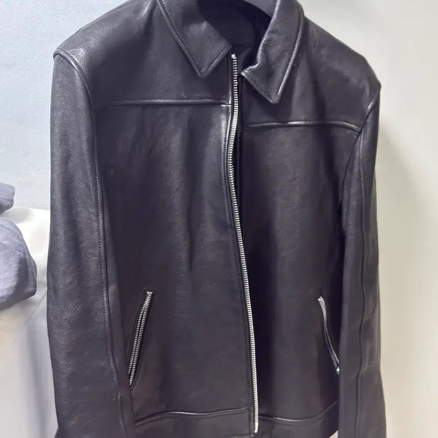 [BUNJANG] Noir Larmes Lambskin Leather Jacket / 느와르 라르메스 양가죽 자켓