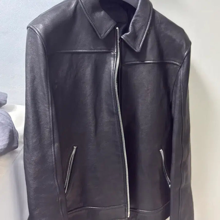 [BUNJANG] Noir Larmes Lambskin Leather Jacket / 느와르 라르메스 양가죽 자켓