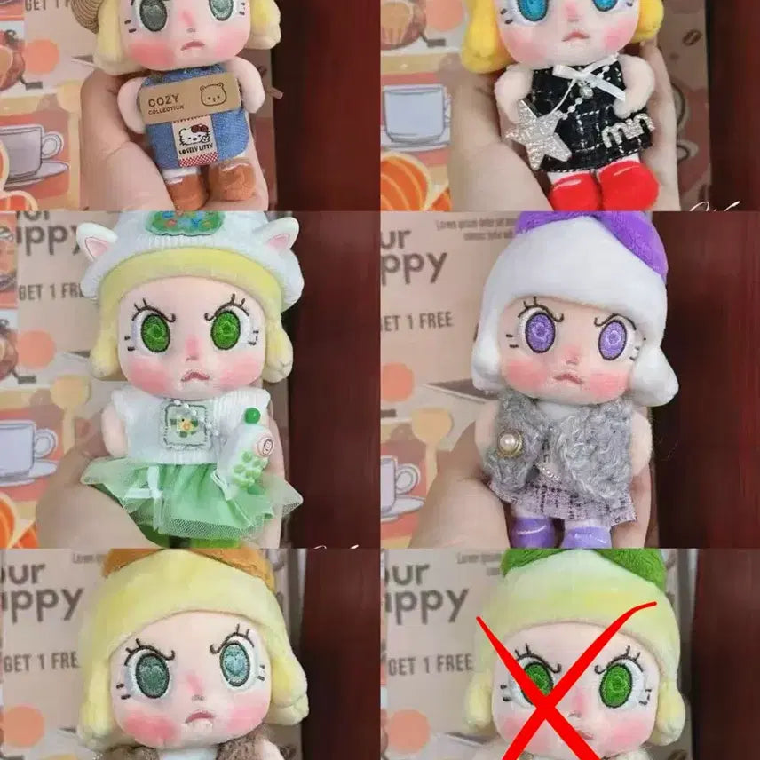 [BUNJANG] Popmart Molly Outfit Set (5 Pieces) / 팝마트 앵그리몰리 옷세트6종택1
