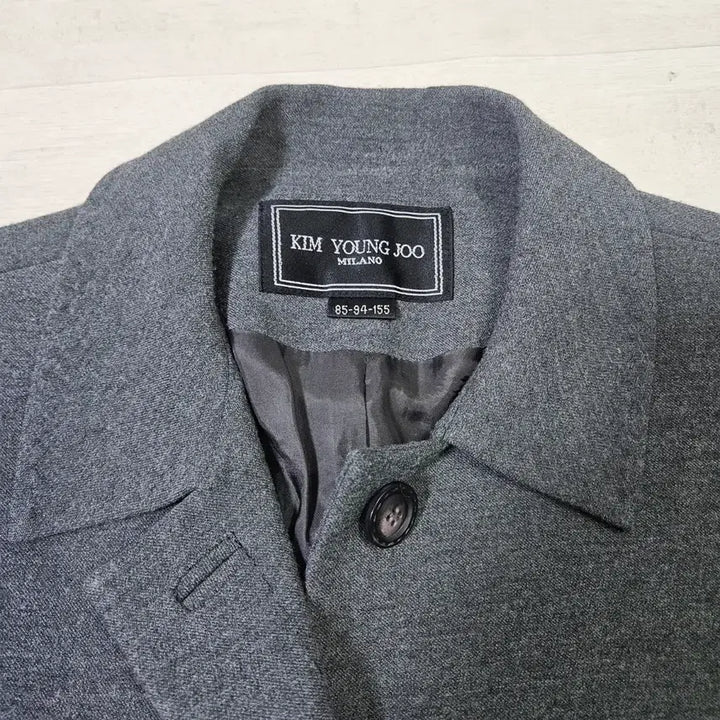 [BUNJANG] Kim Young Ju Wool 100% Suit Set / 김영주 여성 울100. 정장 세트 그레이 55사이즈