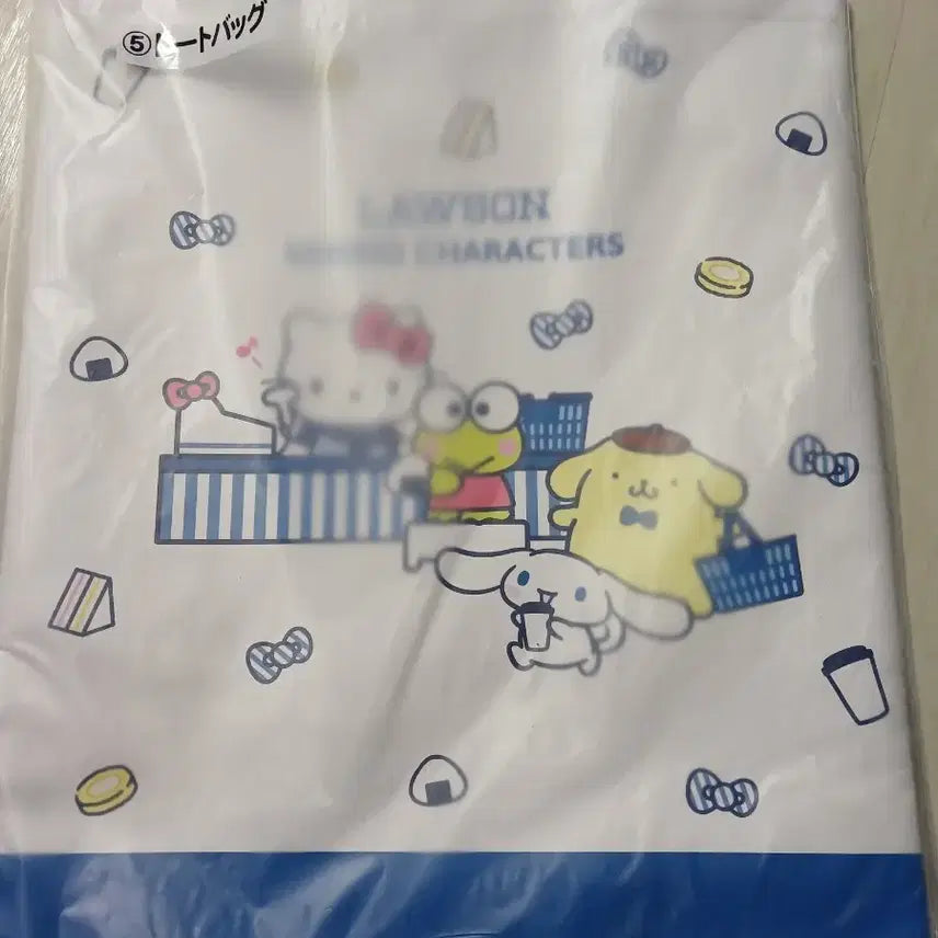 [BUNJANG] Lawson Sanrio Character Shopping Bag Tote / 로손 산리오 5번  캐릭터 쇼핑백 토트백