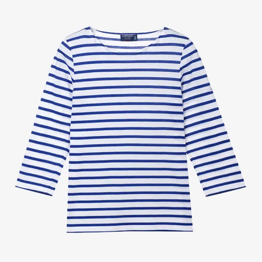 [BUNJANG] Saint James Galatee II Stripe T-shirt Blue / 세인트제임스 가라티 스트라이프 티셔츠 블루
