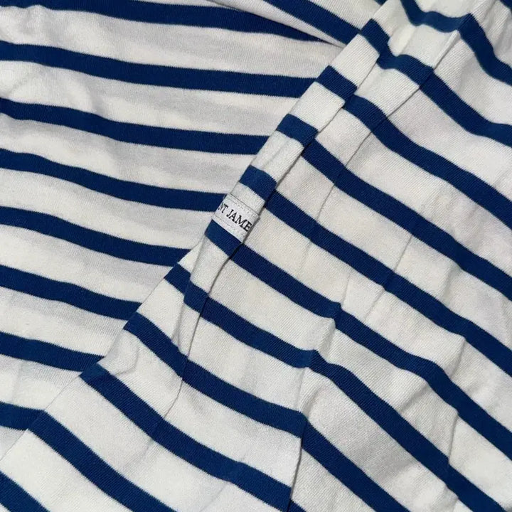 [BUNJANG] Saint James Galatee II Stripe T-shirt Blue / 세인트제임스 가라티 스트라이프 티셔츠 블루