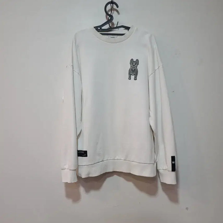 [BUNJANG] Life Work Bulldog Embroidered Sweatshirt / 라이프워크 맨투맨