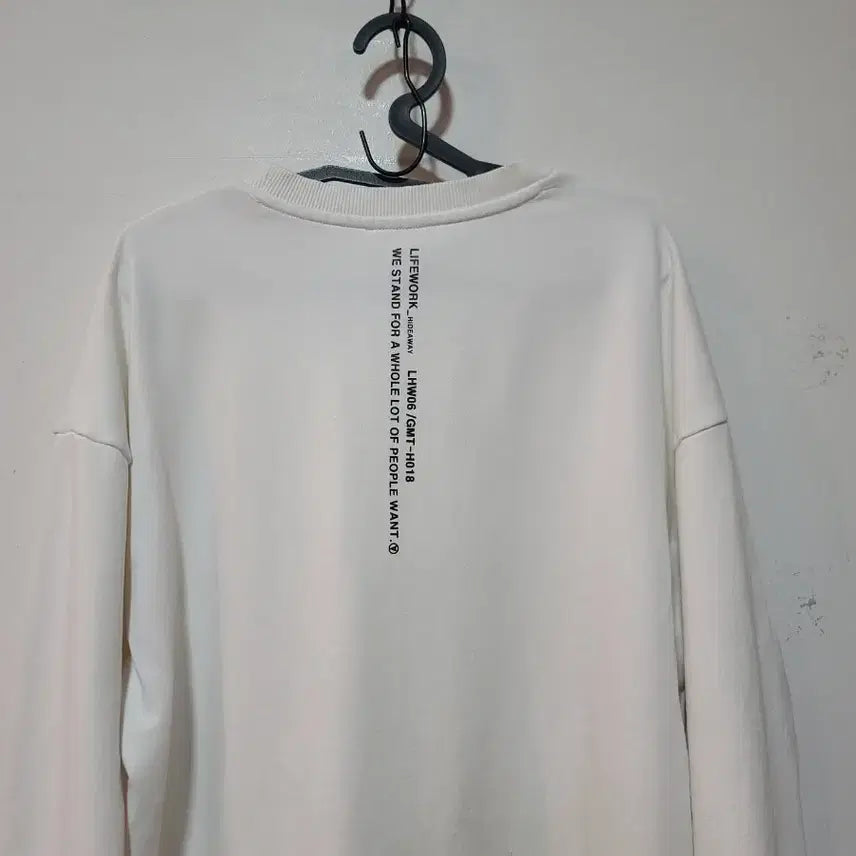 [BUNJANG] Life Work Bulldog Embroidered Sweatshirt / 라이프워크 맨투맨