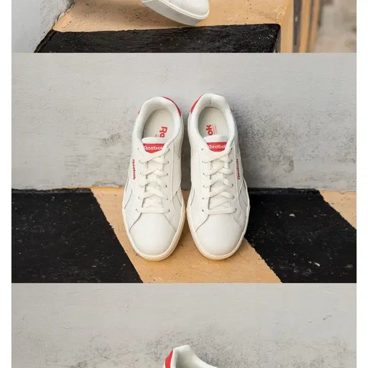 [BUNJANG] Reebok White Sneakers (225mm) / 새상품 리복 흰색 스니커즈 운동화 225사이즈