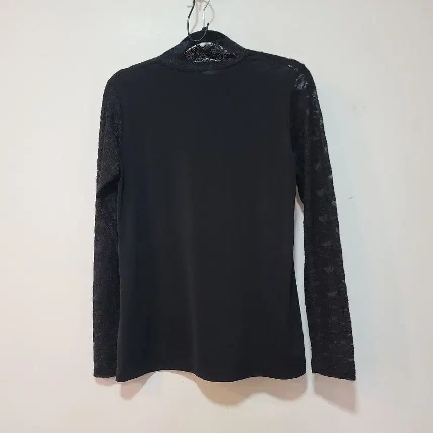 [BUNJANG] LIE SANGBONG Black Lace Sleeve Top / LIE SANGBONG 블랙 슬리브