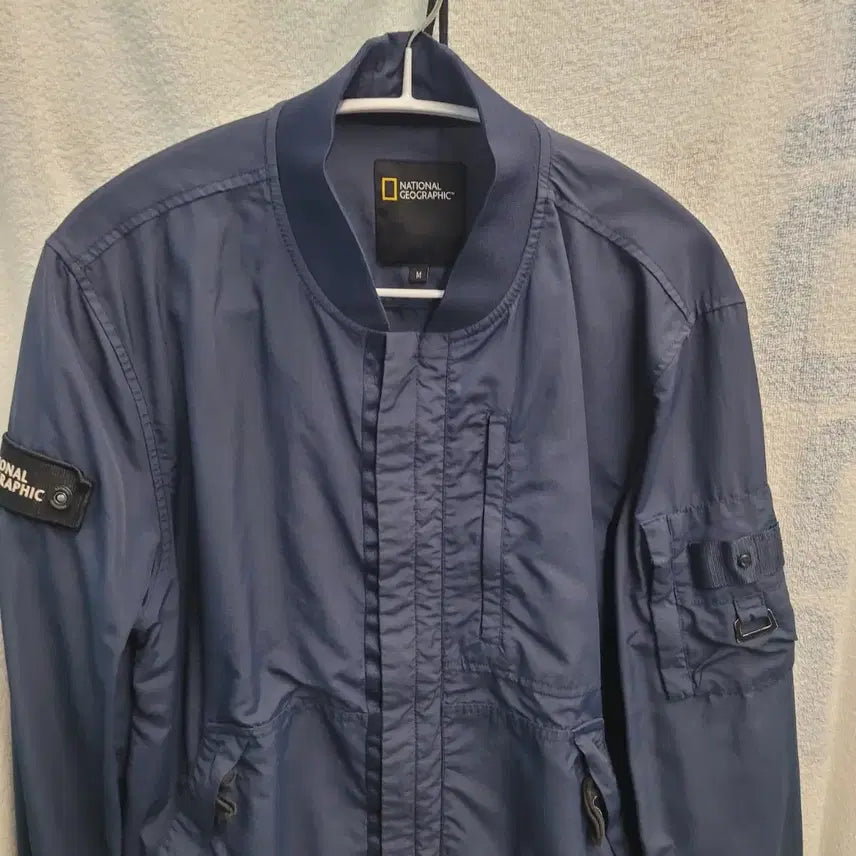 [BUNJANG] National Geographic Blouson Jacket Navy / 내셔널지오그래픽 블루종 점퍼 네이비