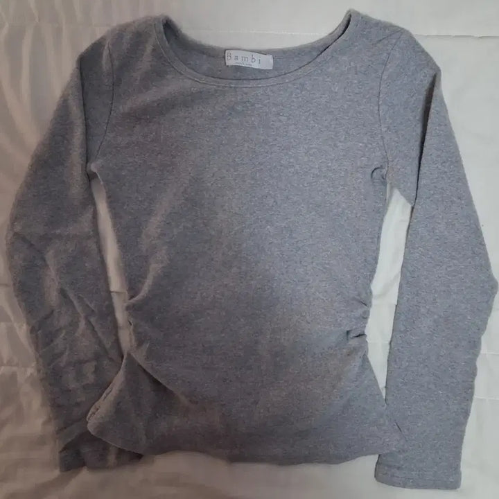 [BUNJANG] Basic Ruffle Top / 셔링 두툼한 기본티