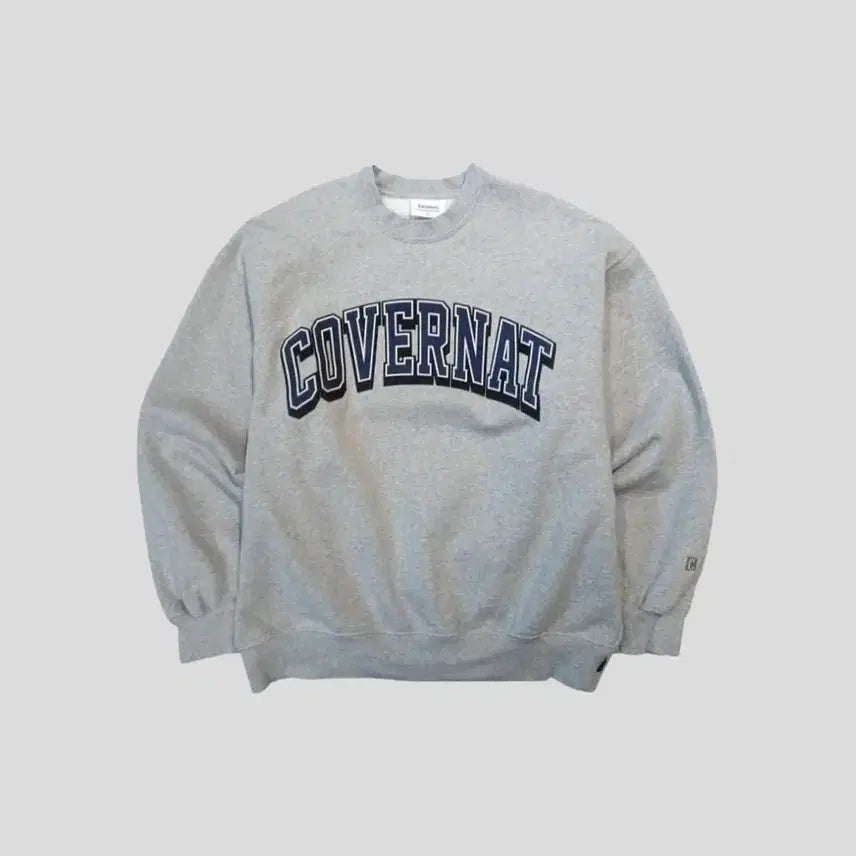 [BUNJANG] Covernat Arch Logo Heavy Cotton Blend Oversized Sweatshirt / LEE 리 라이트옐로우 블루 스펠아웃 로고 암로고 코튼블렌드 오버핏 맨투