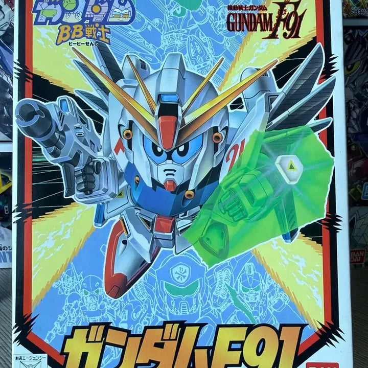 [BUNJANG] Bandai SD Gundam BB Warrior F91 Model Kit / SD건담 BB전사 계열의 F91 구판