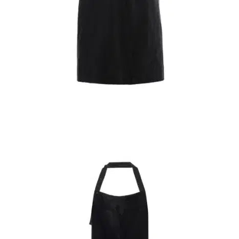 [BUNJANG] TheOpenProduct Leather Halterneck Dress / 오픈와이와이 더오픈프로덕트 레더 홀터넥 원피스 오픈YY