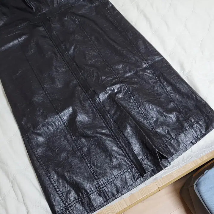 [BUNJANG] TheOpenProduct Leather Halterneck Dress / 오픈와이와이 더오픈프로덕트 레더 홀터넥 원피스 오픈YY