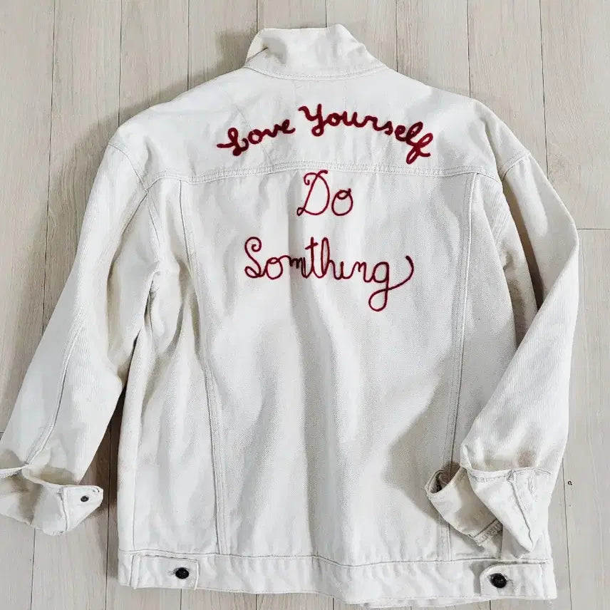 [BUNJANG] Smith Ivory Denim Jacket / smith 아우터 아이보리 데님 자켓