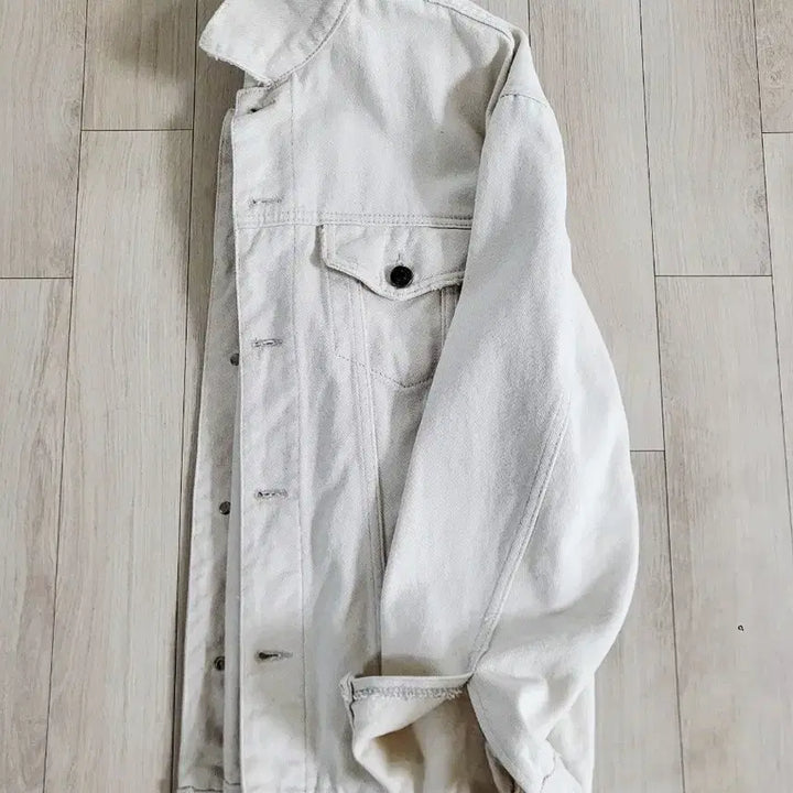 [BUNJANG] Smith Ivory Denim Jacket / smith 아우터 아이보리 데님 자켓