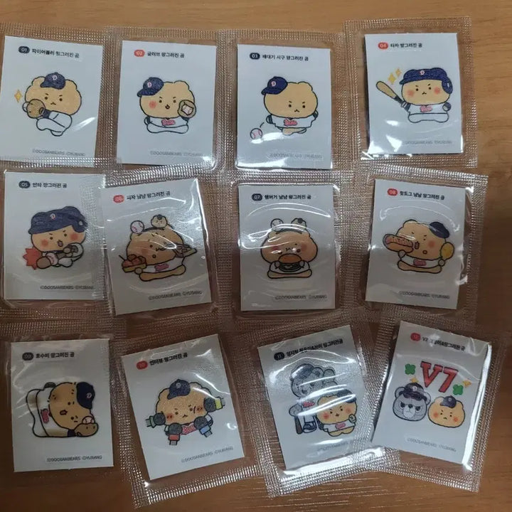 [BUNJANG] Mang Gomi Season 1 Sticker Set / 망곰이 띠부씰  1탄 12개