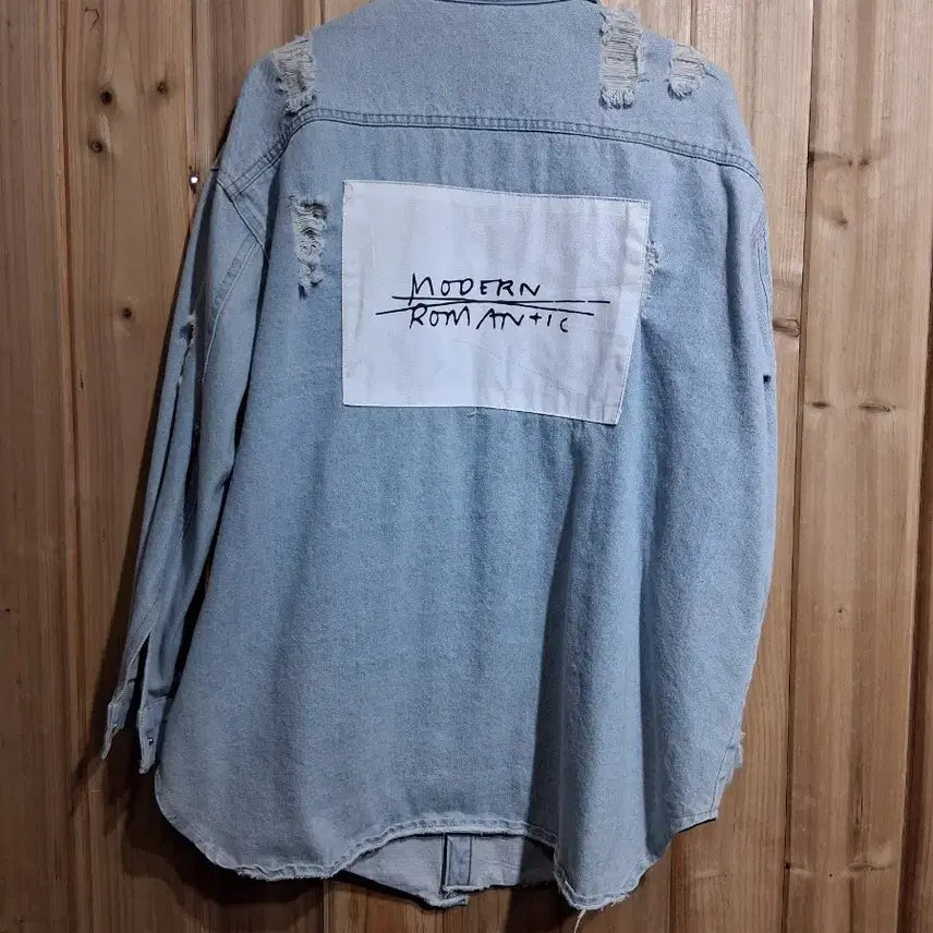 [BUNJANG] Generic Denim Shirt / 데미지 데님 셔츠 남방 청남방