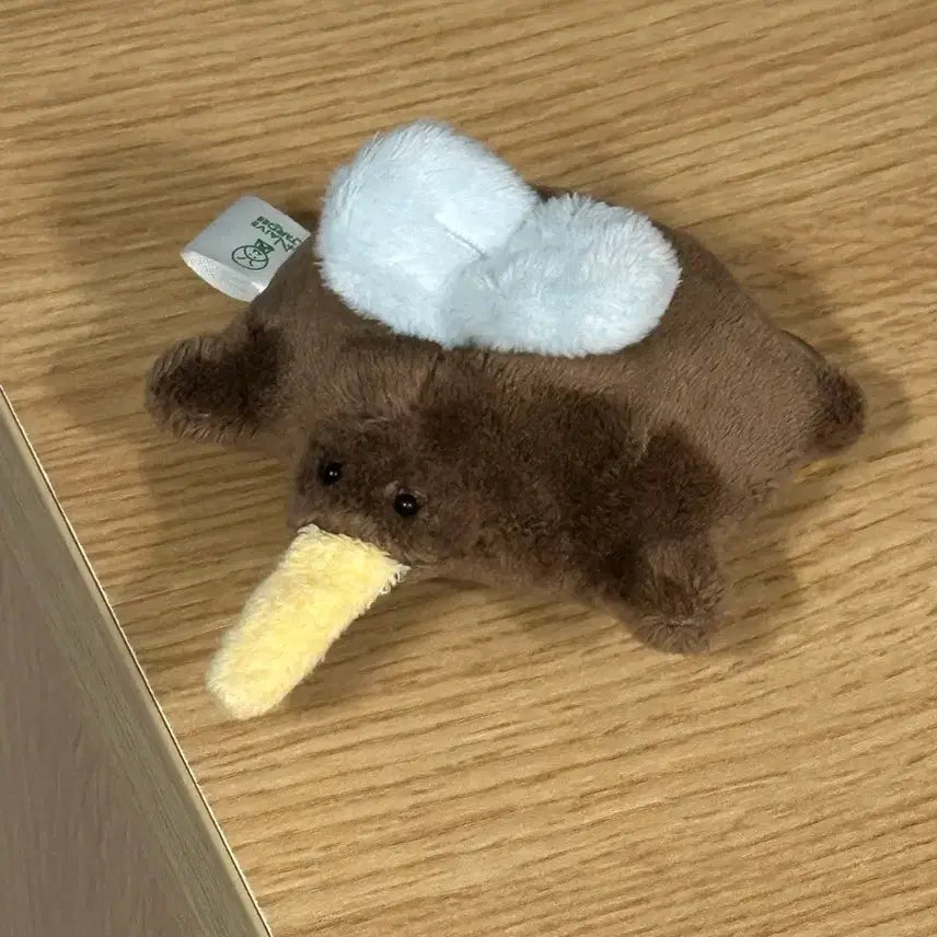 [BUNJANG] Naive Garden Brown Platypus Keychain / 나이브 가든 갈색 오리너구리 키링