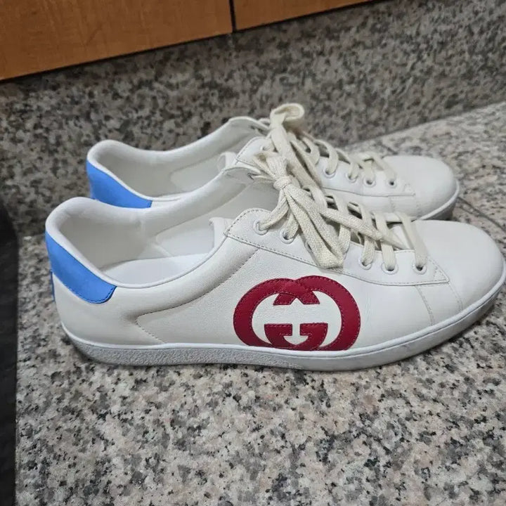 [BUNJANG] Gucci Interlocking G Ace Sneakers / 구찌 인터로킹 G 에이스 스니커즈