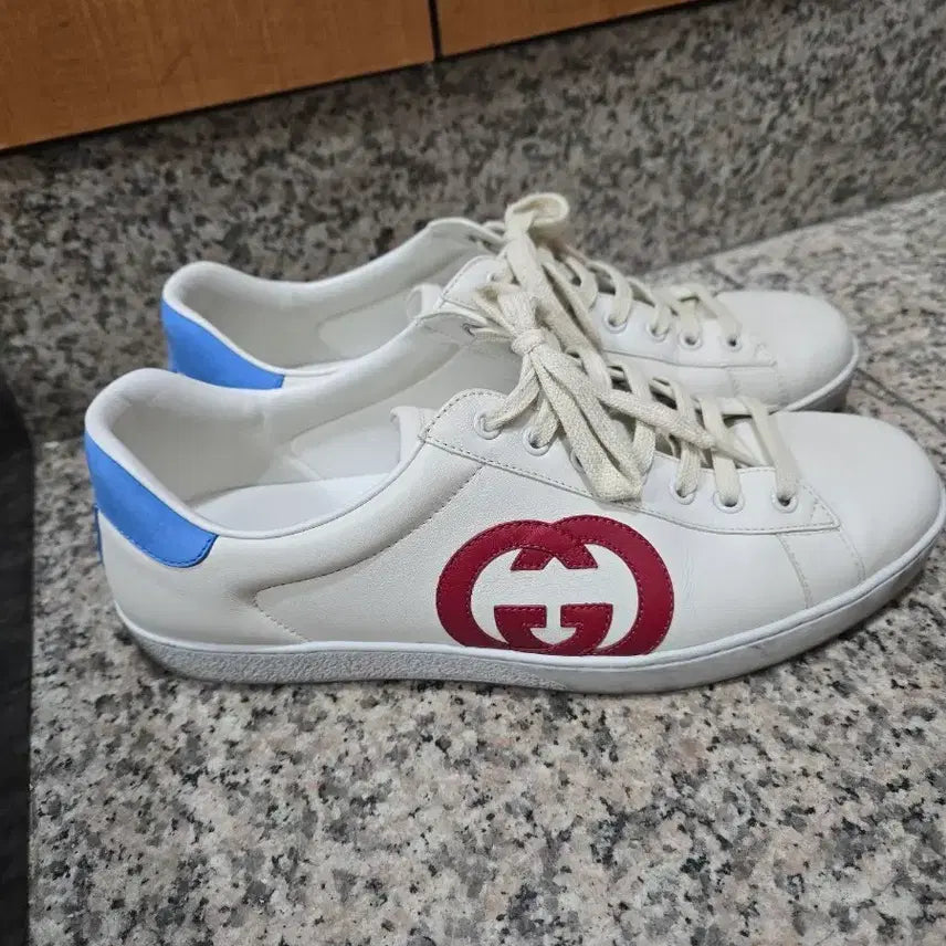 [BUNJANG] Gucci Interlocking G Ace Sneakers / 구찌 인터로킹 G 에이스 스니커즈