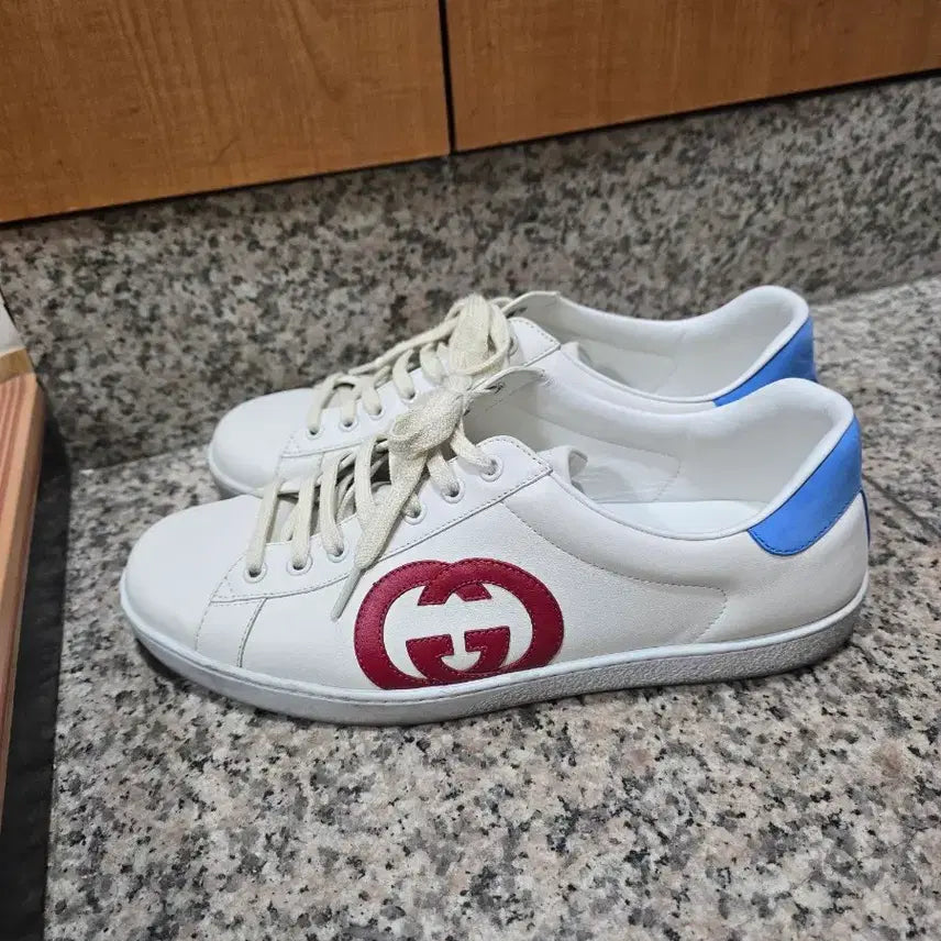 [BUNJANG] Gucci Interlocking G Ace Sneakers / 구찌 인터로킹 G 에이스 스니커즈