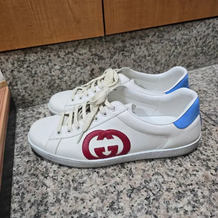 [BUNJANG] Gucci Interlocking G Ace Sneakers / 구찌 인터로킹 G 에이스 스니커즈