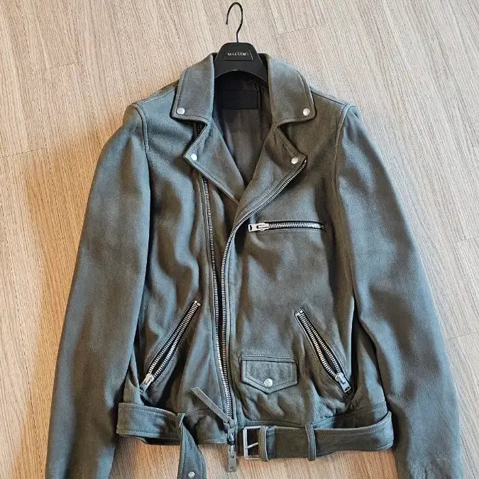 [BUNJANG] AllSaints Suede Leather Jacket / 올세인츠 양가죽 자켓