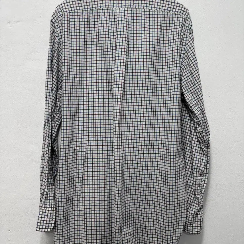 [BUNJANG] Polo Pink Green Check Shirt / 폴로 핑크 그린 체크 셔츠