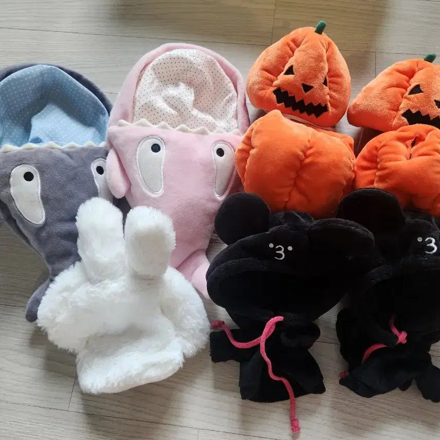 [BUNJANG] 20cm Doll Outfit Bundle Set / 20센치 인형 옷 일괄 침낭 모자 후드티