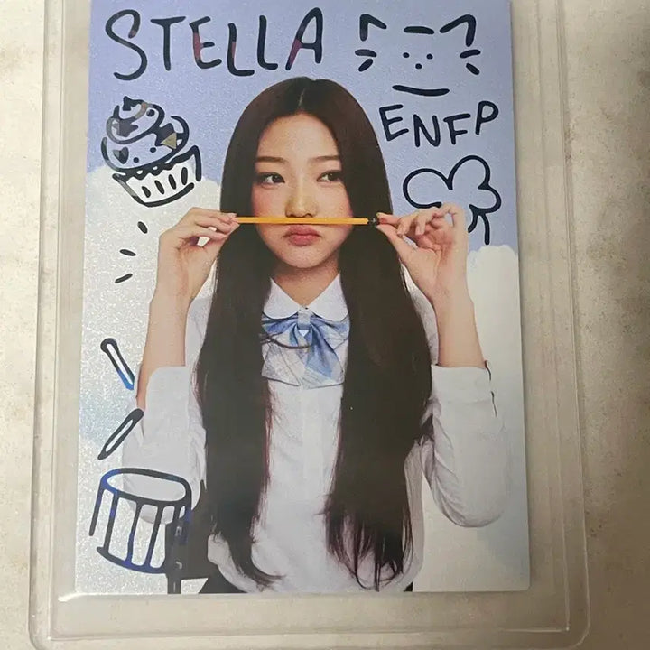 [BUNJANG] ROOKIE HATS TO HEART STELLA Sketch Card / 테레카 K-POP ROOKIE  하츠투하츠 스텔라 스케치 카드 팝니다