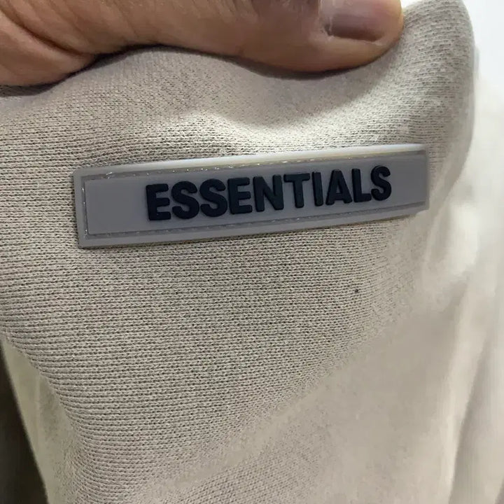 [BUNJANG] Fear of God Essentials Oversized Hoodie Khaki / 피어오브갓 에센셜 후드티 키키 오버핏 후드티