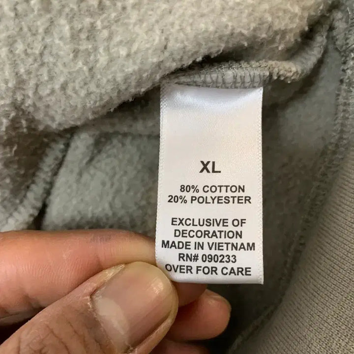 [BUNJANG] Fear of God Essentials Oversized Hoodie Khaki / 피어오브갓 에센셜 후드티 키키 오버핏 후드티