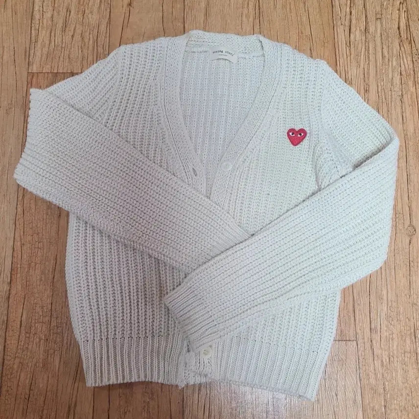 [BUNJANG] Unbranded Ivory Knit Cardigan / 니트 가디건 s^^