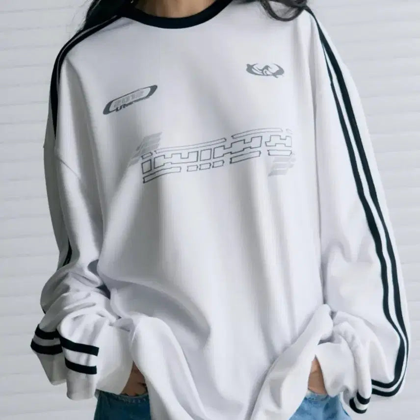 [BUNJANG] Leatherly Football Jersey Long Sleeve / 레더리 풋볼 저지 롱슬리브