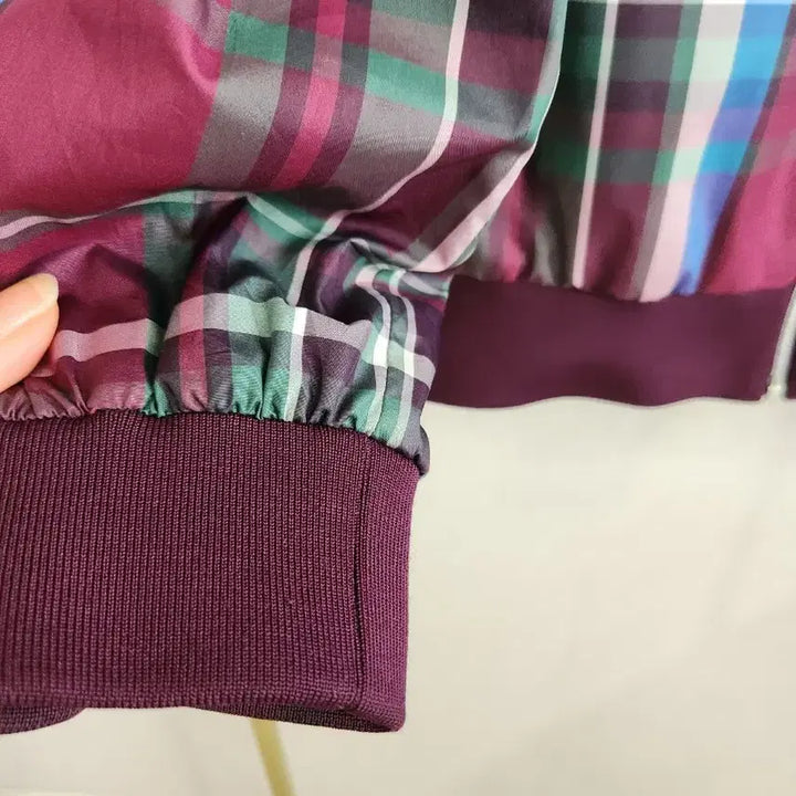 [BUNJANG] FANTOM Check Bomber Jacket / FANTOM 체크 봄버 쟈켓  90