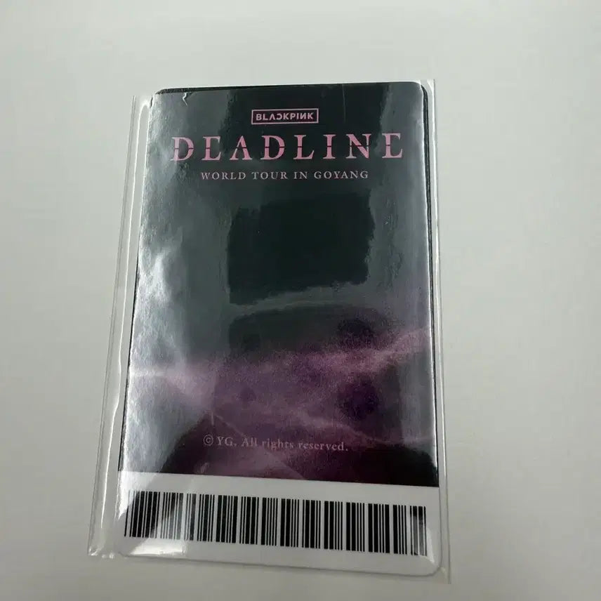 [BUNJANG] BLACKPINK LISA Weverse POB Photocard / 블랙핑크 데드라인 고양 MD 위버스 특전 리사 포카