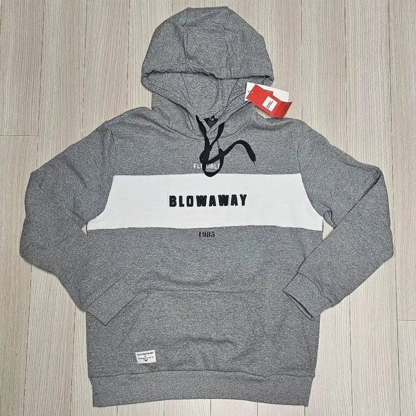 [BUNJANG] Intercrew Unisex Gray Fleece Hoodie / 인터크루 기모 후드티 남여공용 텍달린 새상품
