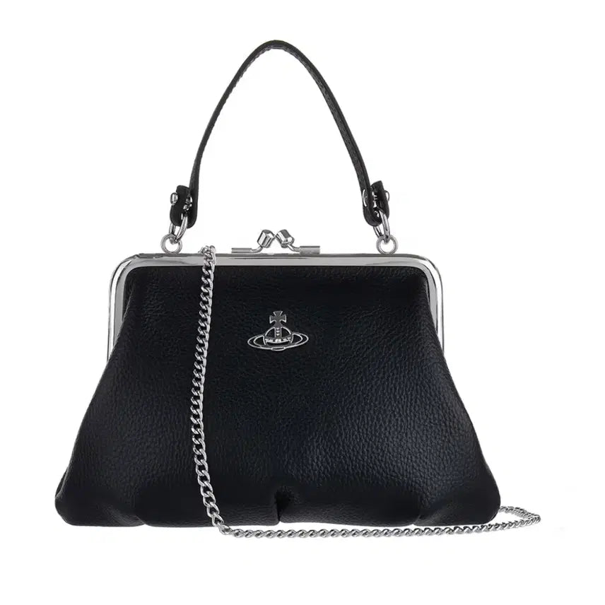 [BUNJANG] Vivienne Westwood Black Tote Shoulder Bag / 비비안웨스트우드 블랙 토트백 숄더백