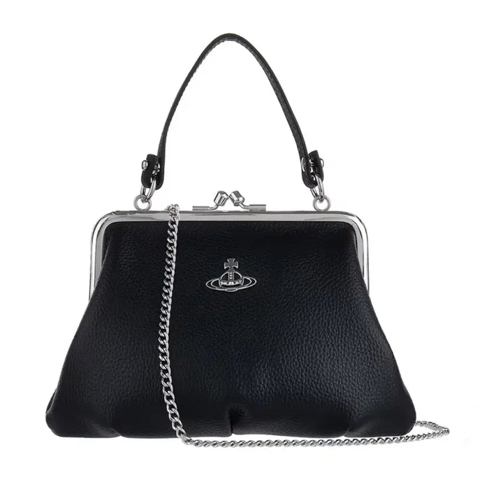 [BUNJANG] Vivienne Westwood Black Tote Shoulder Bag / 비비안웨스트우드 블랙 토트백 숄더백