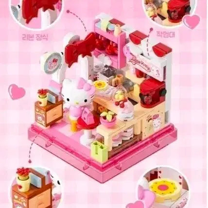 [BUNJANG] Sanrio Hello Kitty Dessert Shop Block / 새상품)헬로키티 디저트 가게 블록